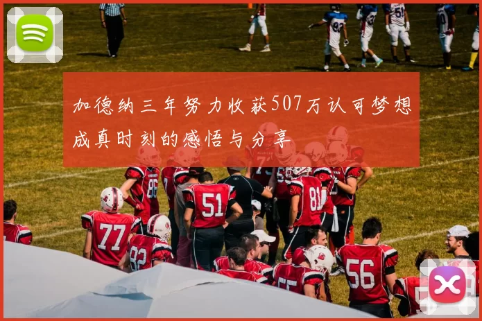 加德纳三年努力收获507万认可梦想成真时刻的感悟与分享
